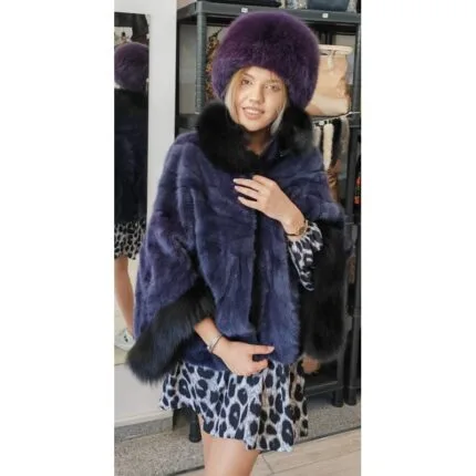 Capă din blană naturală model 161