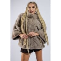 Capă din blană naturală model 3 Irina