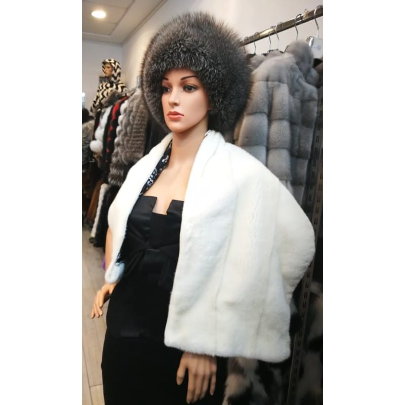 Etolă din piei naturale de Vizon / Nurcă